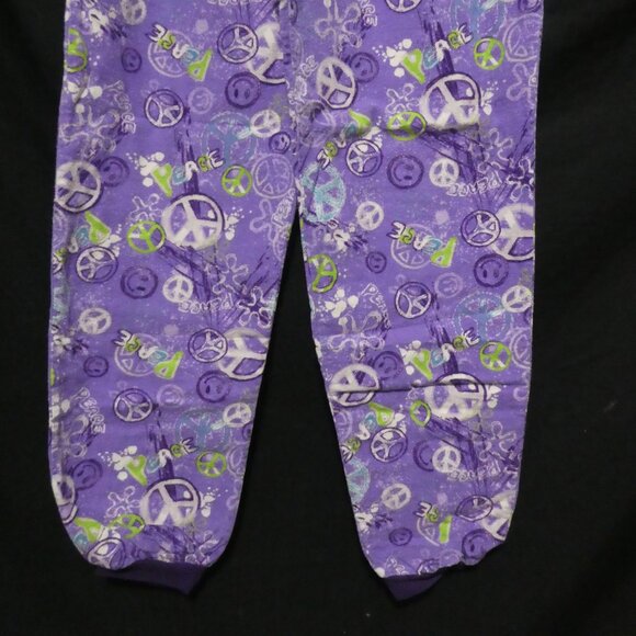 GEORGE | large (14-16) | Flannel Peace and Love Pajama Shirt and Pant Set - Picture 16 of 16